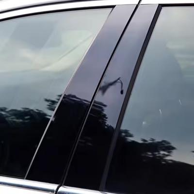Für Mercedes Benz A-Klasse W176 2013-2018 2014 Fensterzierleisten Abdeckungen Mittlere Folie Säule B C Säule Pfosten Aufkleber Auto Zubehör