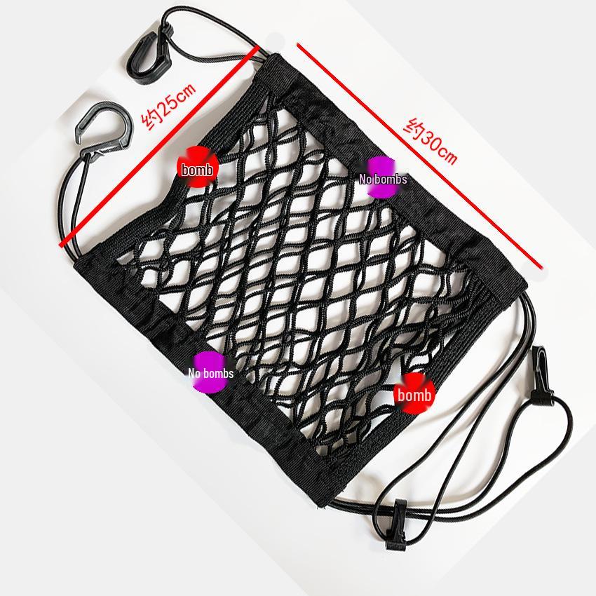 Three-Layer Car Seat Mesh Pocket Storage Net