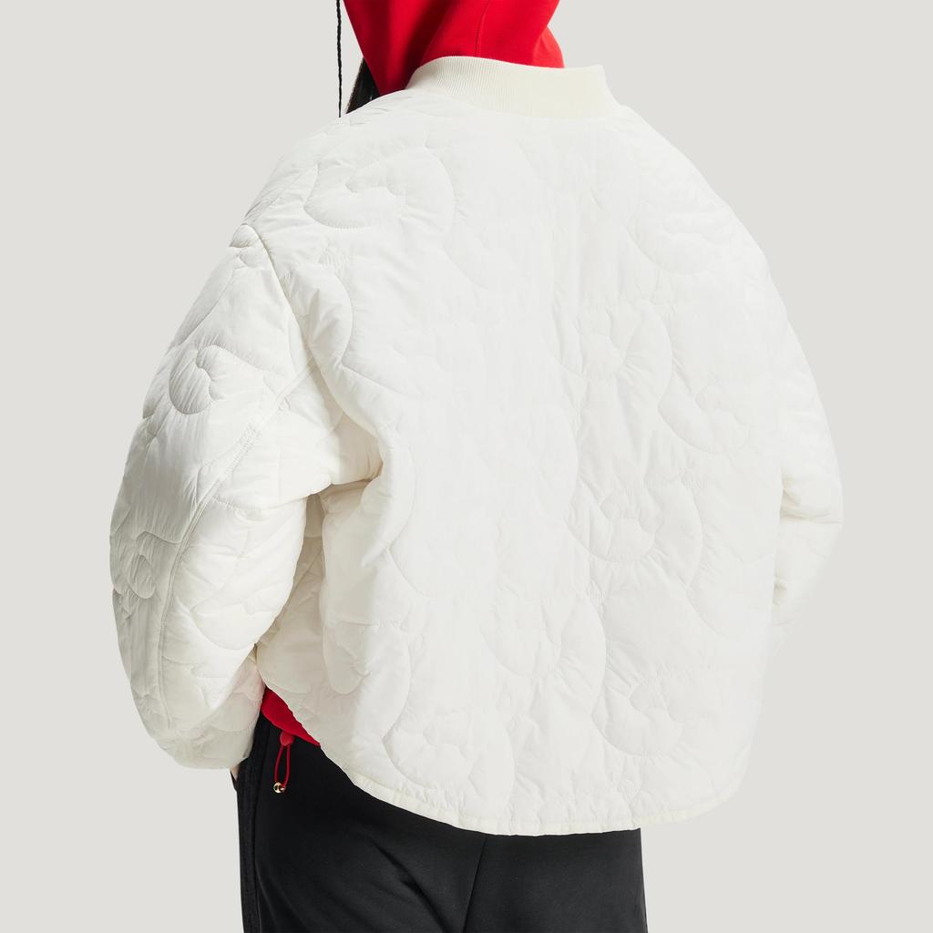 adidas FW25 Light Padded Jacket Warm Sports Stand Collar Solid Color Cotton Coat Women Jacket KH2664