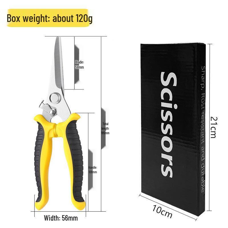 Stainless Steel Garden Pruning Shears: Grafting, Budding, Flower, Branch, and Grape Picking Scissors