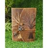 Tree of Life Leather Journal with Key Clasp: Vintage Grimoire, Book of Shadows