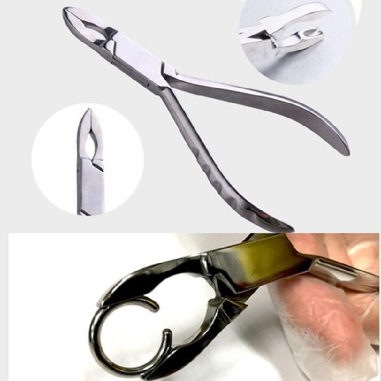 Stainless Steel Piercing Plier Jewelry Body Nose Ear Lip Rings Puncture Tool