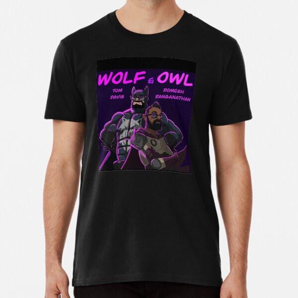 

Wolf And Owl T-Shirt S-5XL Best T-Shirt L