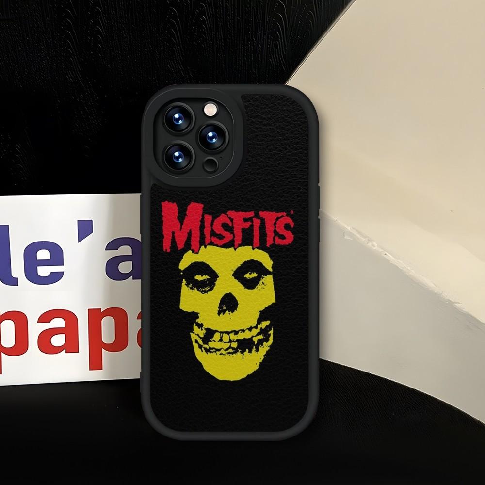 The Misfits Glenn Danzig Phone Case Soft Black For IPhone 13 14 15 12 11 Pro Max Mini Xs X Xr 7 8 Plus SE2020 Leather Coque