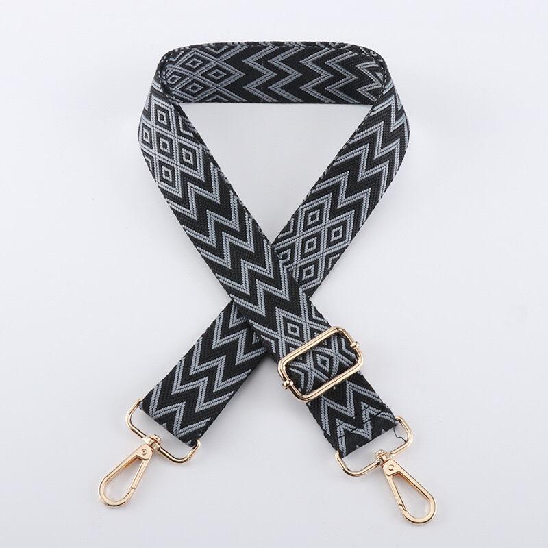 

Регулируемый ремешок кроссбоди - Премиальный расширенный плечевой ремень-аксессуар Bright Silver Buckle