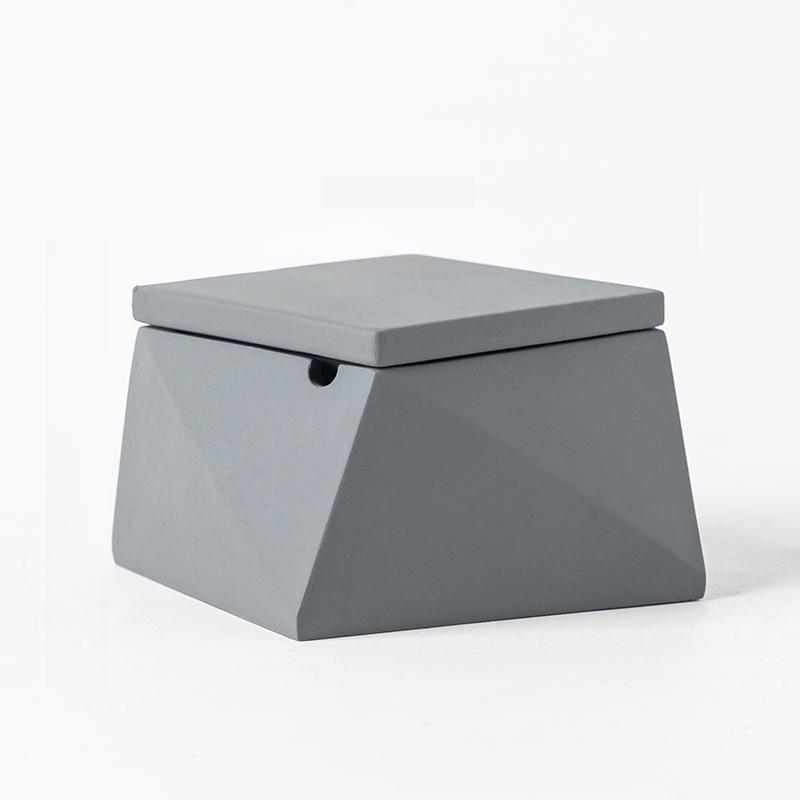 Ashtray Ins Wind Simple Modern with Cover Home Living Room Creative Personality Trend Anti-flying Ashtray