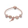 Markenlogo Design Armband Damen Roségold ZT1093