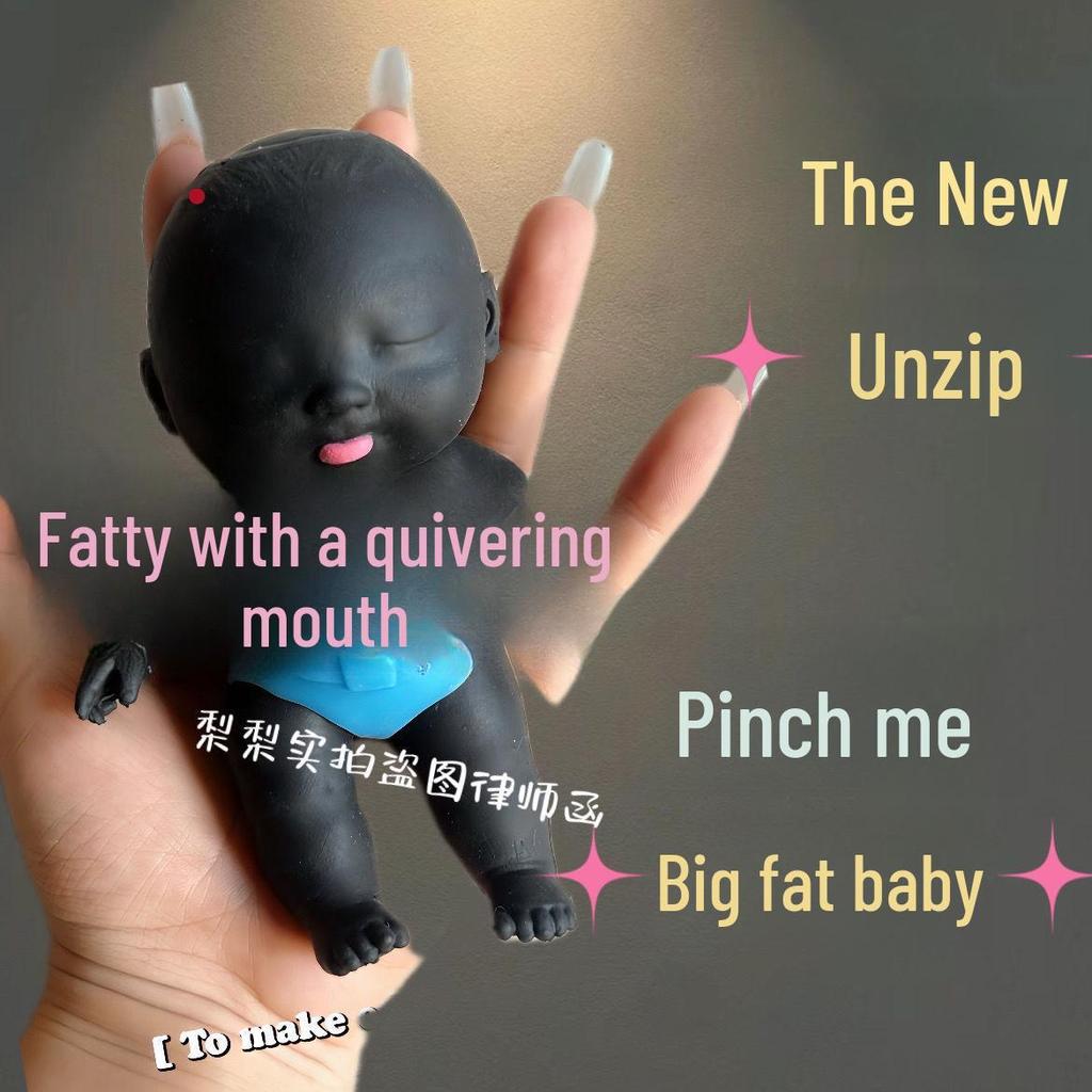 Black Skin Tone Stress Relief Doll Toy