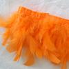 50Pcs Turkey Feather Fire Piece Feather Cloth Edge, Skirt Lace Feather Wall Feather Light Diy Dance Suit Decorative Materials