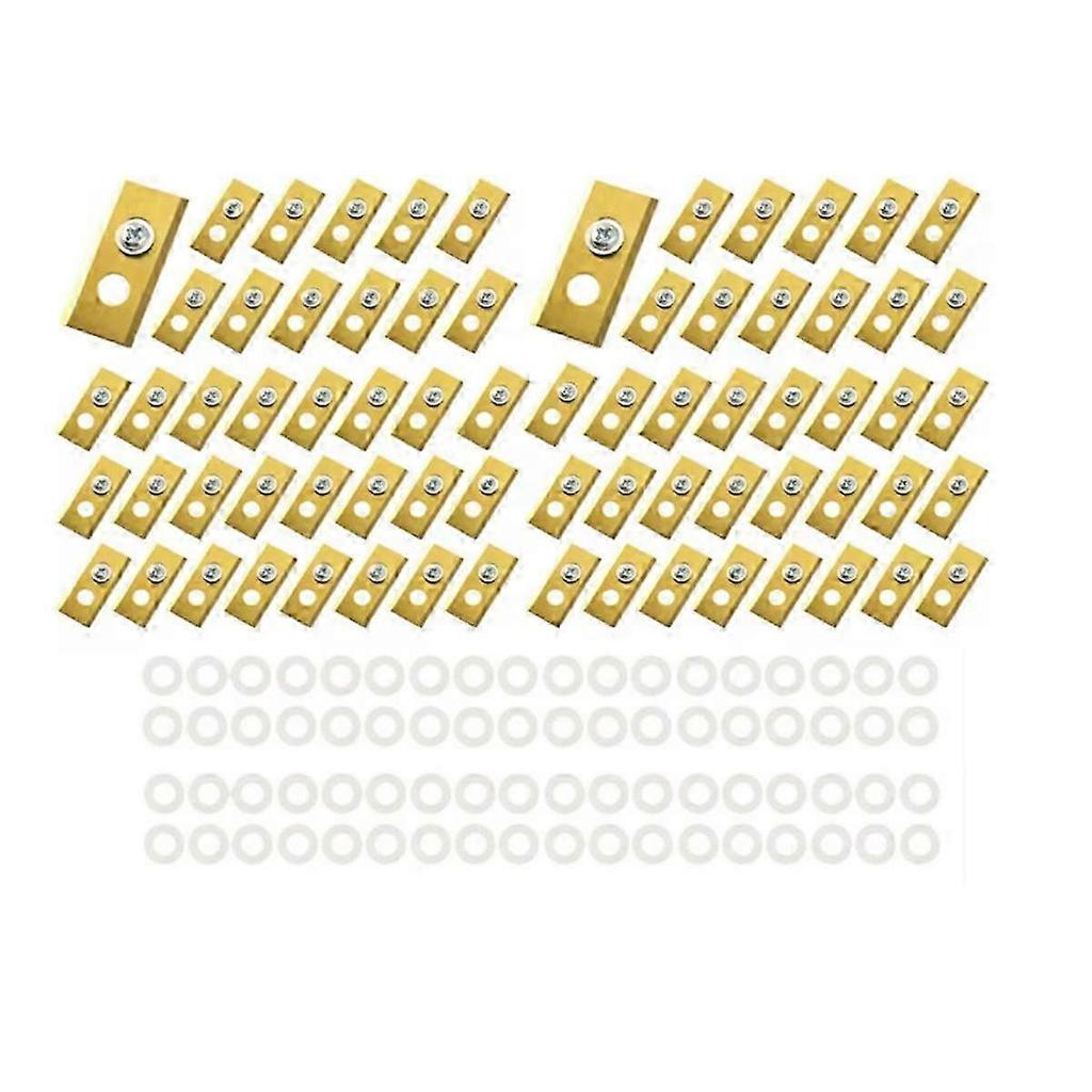 Replacement Blades Pack for Luba & Yuka Robotic Lawnmower All Series - 72 Pcs Gold Quality