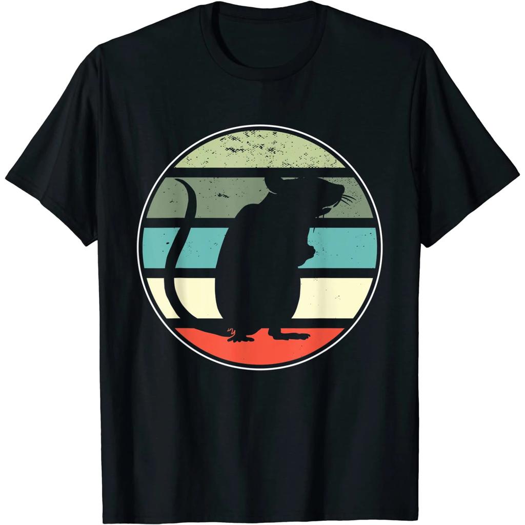Funny Best Rat Dad Ever T Shirts Cotton Streetwear Short Sleeve Mouse Lover Birthday Gifts Japanese Anime Retro Animals Tshirt