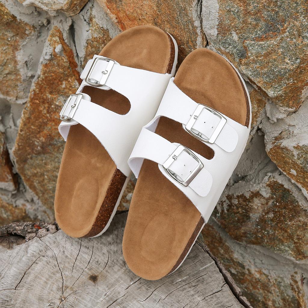 20252025 hot spot cork slippers Korean version trend cork drag couple drag trend slippers