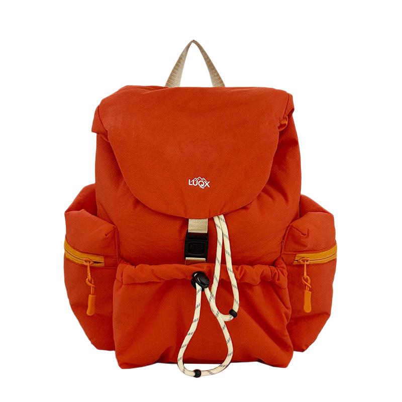 Schoolbag Short Trip Backpack Ladies 1011 New College Student School Bag Fashion Versatile Lightweight Small Backpack