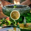 Bird Bath Copper Disk Copper Cleaning Disk Feeder Accessories Triple-Point Support Purifier Plate For Patio Fountain Garden Bowl