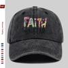 Pc FAITH FEAR Letter Print Baseball Cap Lightweight And Breathable Suitable for Spring Summer Design Sun Hat Travel Party