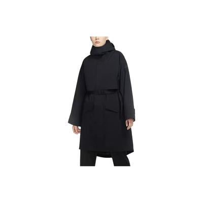 Casual Sports Hooded Long Sleeve Coat Women Coats Black DQ7003-010