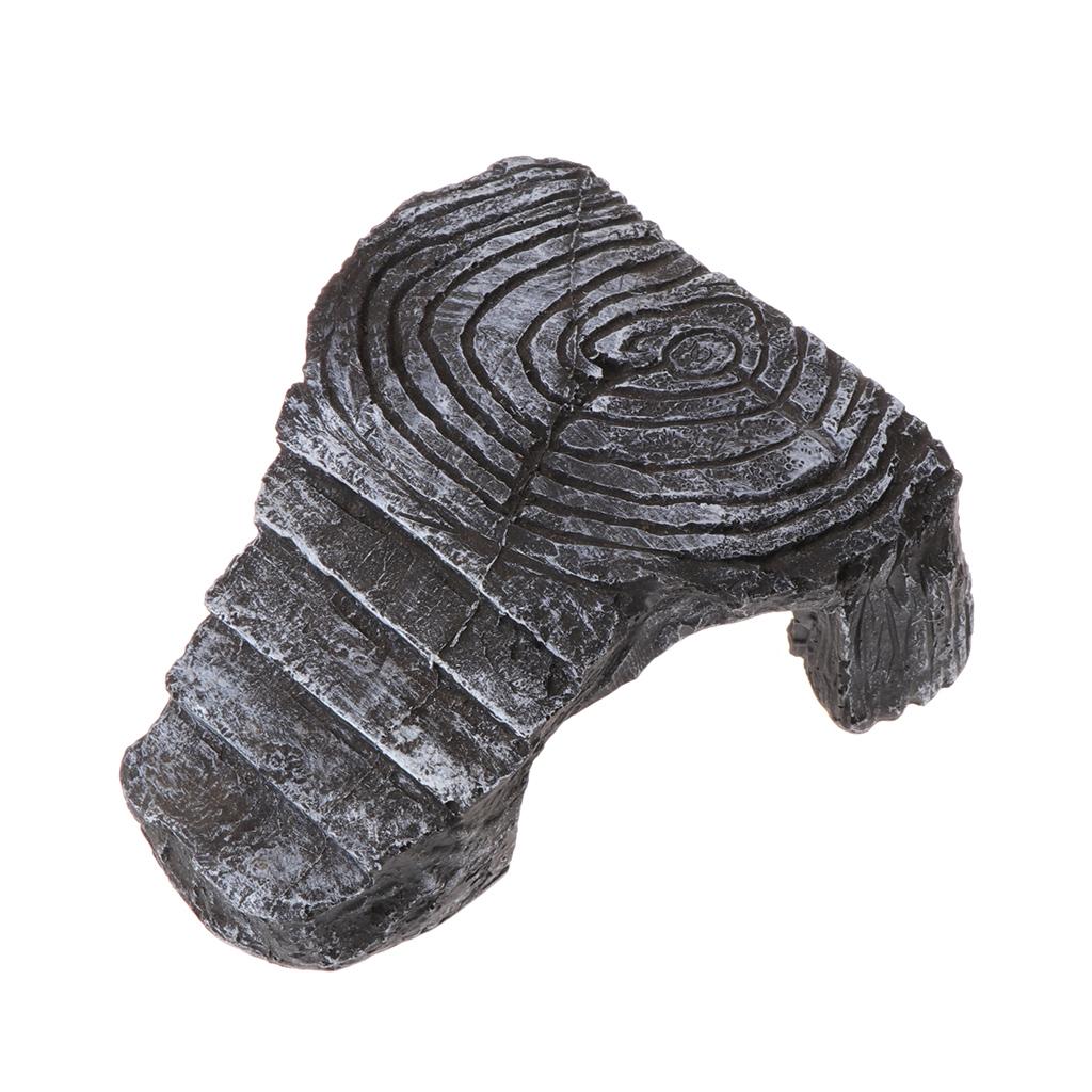 Schildkröten Sonnenplattform Aquarien Ruheterrasse Harz Versteckhöhle Stabile Kletterinsel für Wasserschildkröten