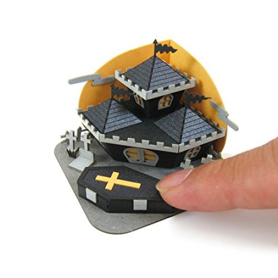 Sankei Miniature Halloween Castle Paper Craft MP05-16