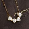 Variety of Four-leaf Clover Love for Women Clavicle Style Temperament Two-wear Trendy Pendant Necklace