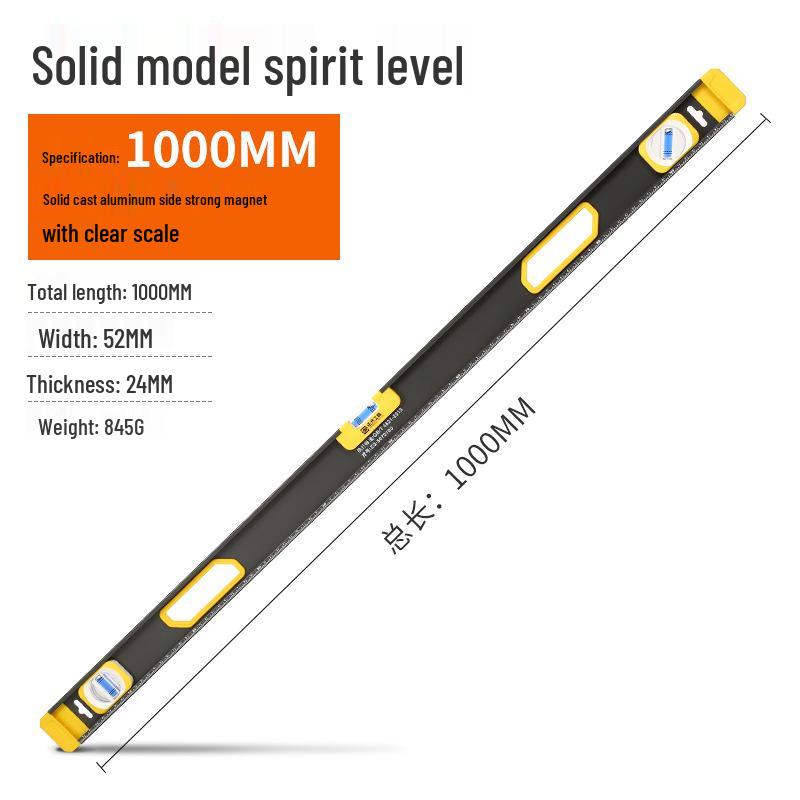 High Precision Spirit Level with Angle Inclination Balance, Vertical & Horizontal Measuring Rangefinder, Strong Magnet