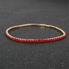 9Pcs Stackable Elastic Crystal Bead Bracelet Rhinestones Handchain Fashionable Stretch Wristchains Jewelry for Women