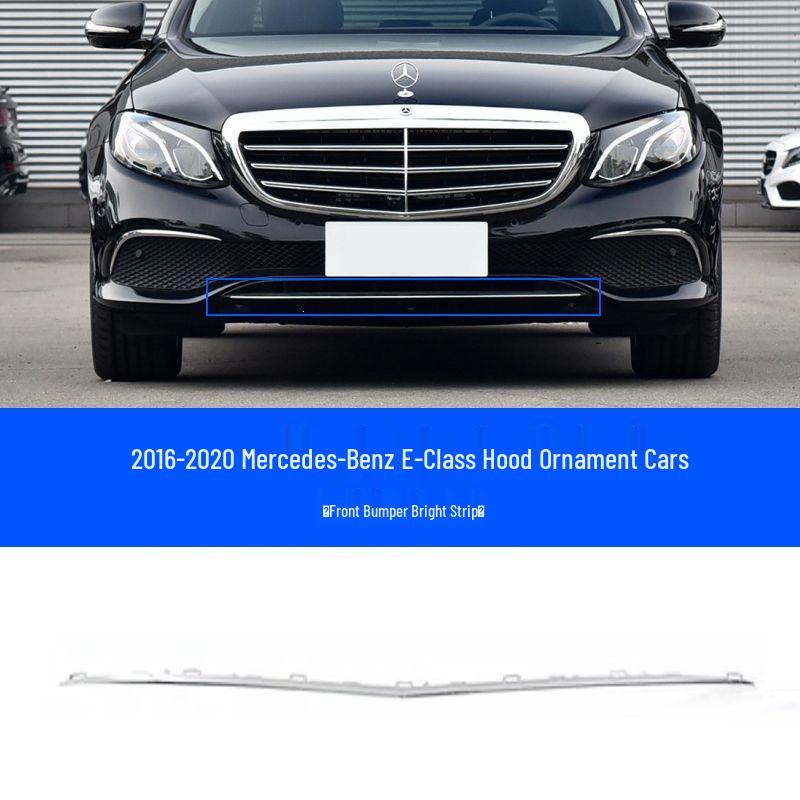 Compatibile con Mercedes Classe E 2016-2020: Fascia Paraurti Anteriore/Posteriore E300L, Minigonna Posteriore E200L, Griglia E260