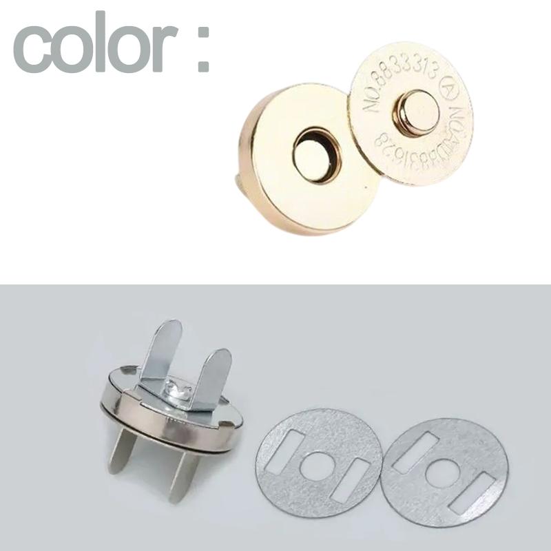 Metal Magnetic Snap Fasteners for Bags, Wallets, Coats & Luggage
