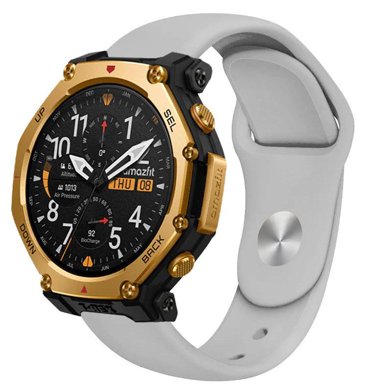 18/20/22mm Sport Silicone Strap For Amazfit T-REX3 Pro 48/44mm Active 2 Bracelet Wristband For Amazfit Helio Balance 2-1/Bip 6-5
