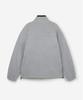 TIENJITIUMEON W Oversized Fleece Half Zip-Up (Light Gray) Tnts6F100G2
