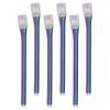 10pcs 4PIN COB LED Connectors 10mm Wire to Strip Connectors RGB Light Connectors  For Home Party