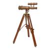 Brass Telescope With Wooden Tripod Stand Maritime Nautical Vintage Desk Décor