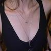 Silver Color Cross Pendant Necklace for Women Exquisite Sexy Double-Layer Collarbone Chain Simple Casual Versatile Jewelry Gift