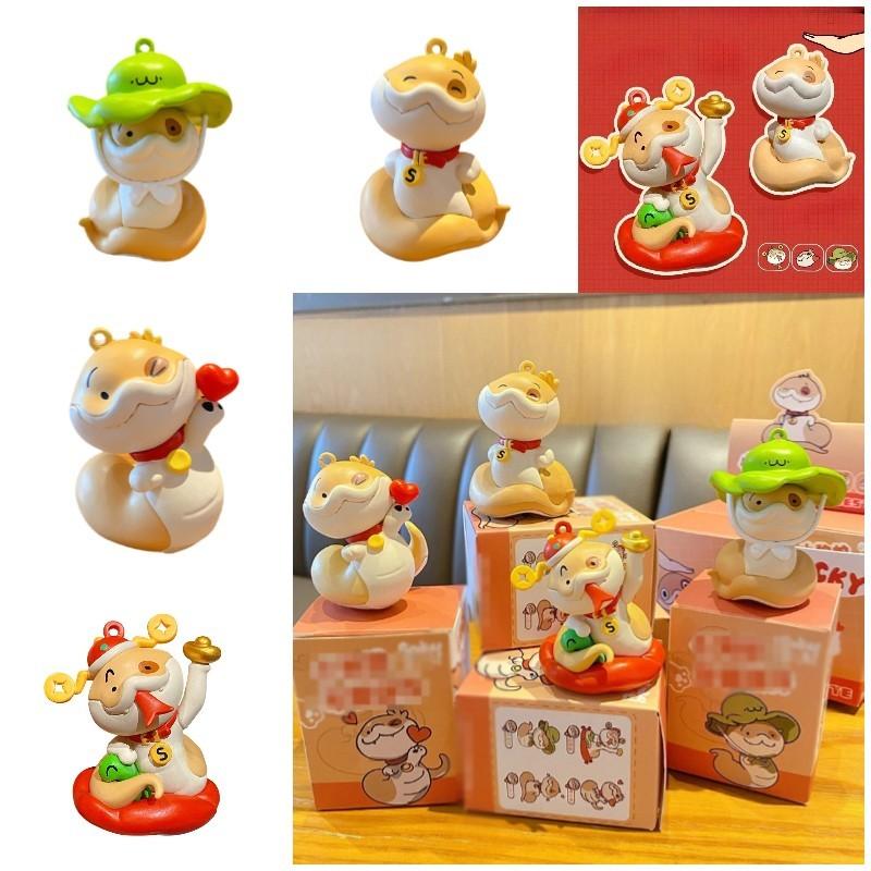 Snake Pvc Spot Model Toy Doll New Year Mascot Desktop Decoration Gift Collection