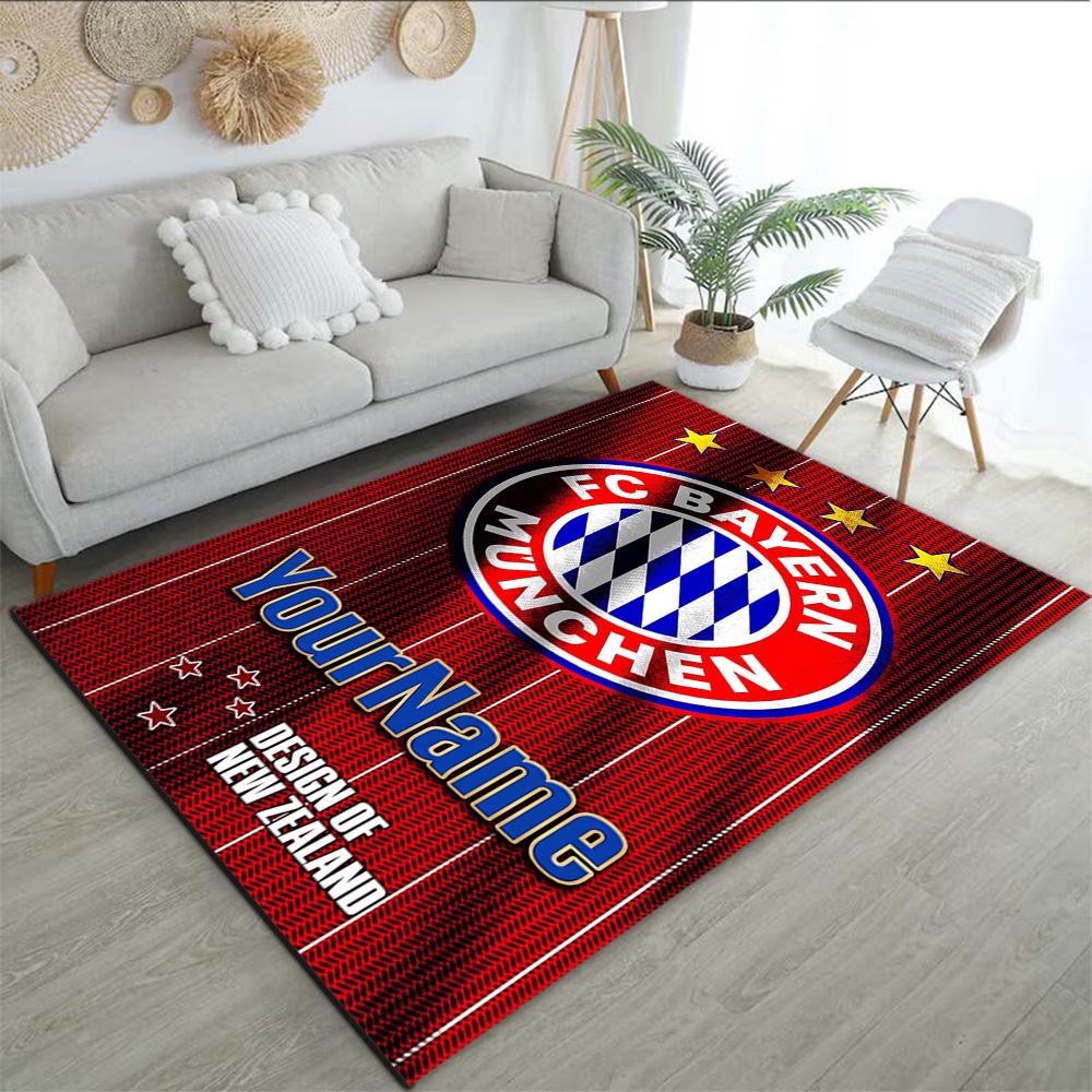 Fc Bayern München Customize your name rug, office chair cushion, home bedroom living room gift.