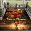 Custom Text Printed Rug Cristiano Ronaldo Non Slip Floor Carpet For Home Room Decor