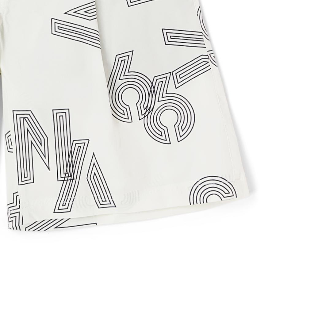 Vans Alphabet Striped Jacquard Woven Straight Casual Shorts Women Shorts Beige VN000F28YL0