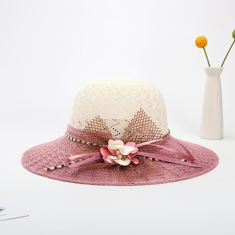 Summer Womens Straw Hat With Wide Brim And Sun Protection For Beach And Outdoor Activities