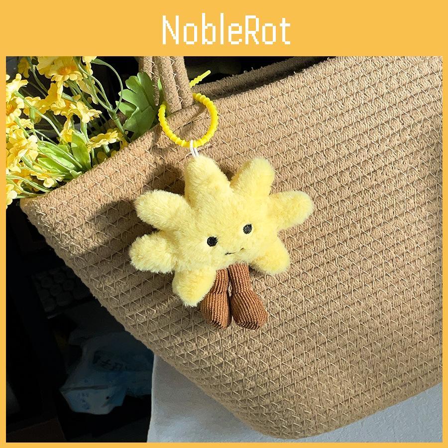 Shape Sun Plush Doll Pendant Key Chain Decor For Birthday Gifts And Collectors