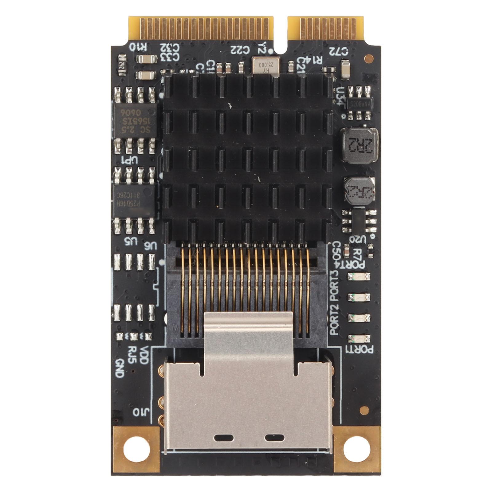 

Карта розширення Mini PCIE 4 SATA 3.0 6Gbs RAID MSI NCQ AHCI 1.0 88SE9215 Карта розширення для хоста