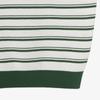 [lacoste] Men's Multi-Stripe Bouclé Mix Short-Sleeve Sweater Polo Shirt PH578E-56G132