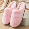 Cotton Indoor Slippers for Men Women with Thick Non- - Warm House Slippers for Home Use