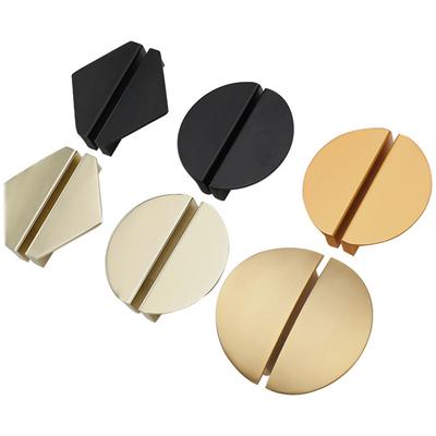2PCS Handles 64mm 80mmx37mmx20mm Brass Gold Cupboard Door