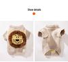 Autumn/Winter Cute Lion Sweater for Small To Medium Dogs - Warm Two-Legged Pet Clothing