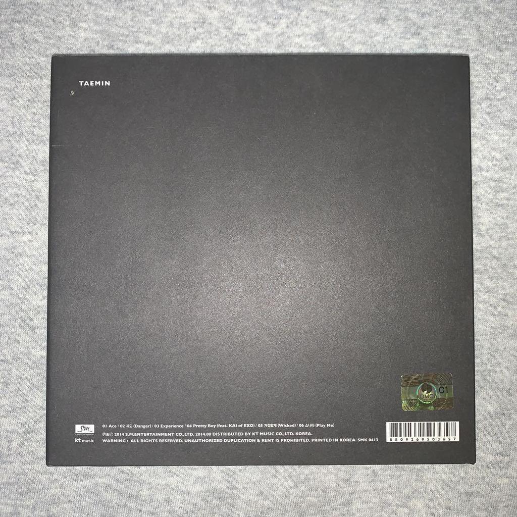 [USED] SHINee Taemin Album ACE with Trading Card