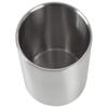 KURASHI Wine Cooler, Tabletop, Stainless Steel, Double-Walled, Champagne Bottle Cooler, Diameter 12cm x Height 19cm