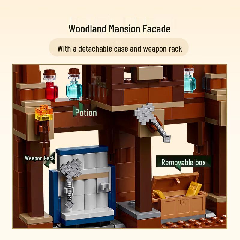 LEGO Minecraft Woodland Mansion Arena Building Set