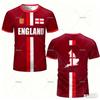 England Football Jersey Men's Sports T-shirts Maillot Football Oversized Quick Dry Tops Unisex Casual Tees Tops Y2k Mens Gifts