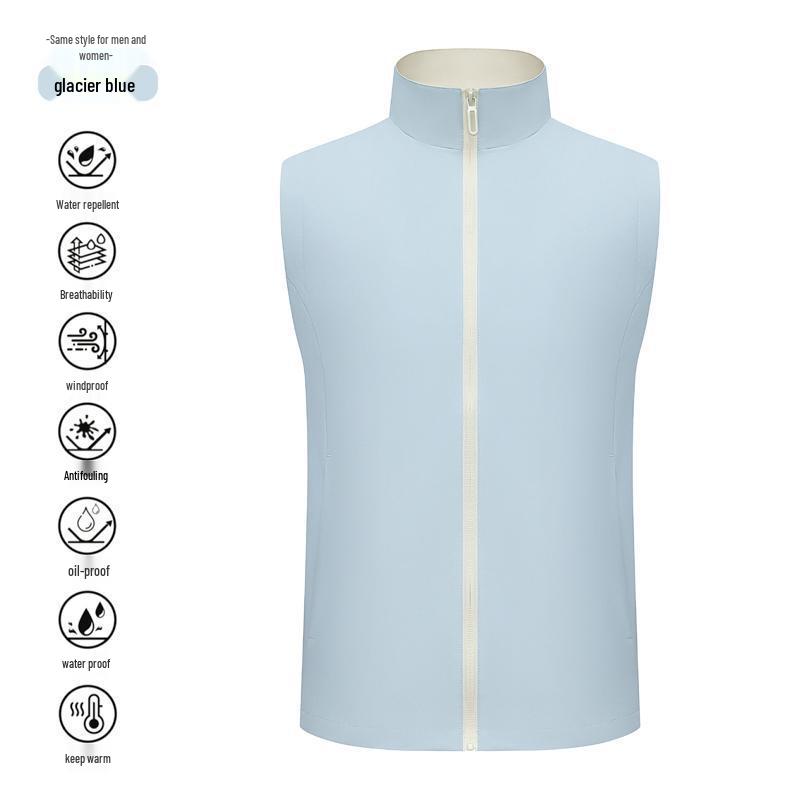 Outdoor High-End Custom Logo Vest - Three-Proof Casual Workwear Mountaineering Jacket