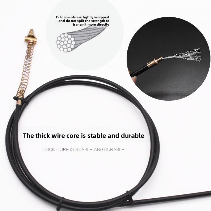 Premium Drum Brake Cable - Wear-Resistant, Flexible, Compatible with Most 2-Wheel Vehicles, Long-Lasting Brake Performance