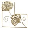 Gold Leaf Metal Wall Decor Iron Wall Decoration Nordic Wall Hanging Decor for Living Room Bedroom